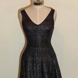 Black Sparkly Everly Mini Dress